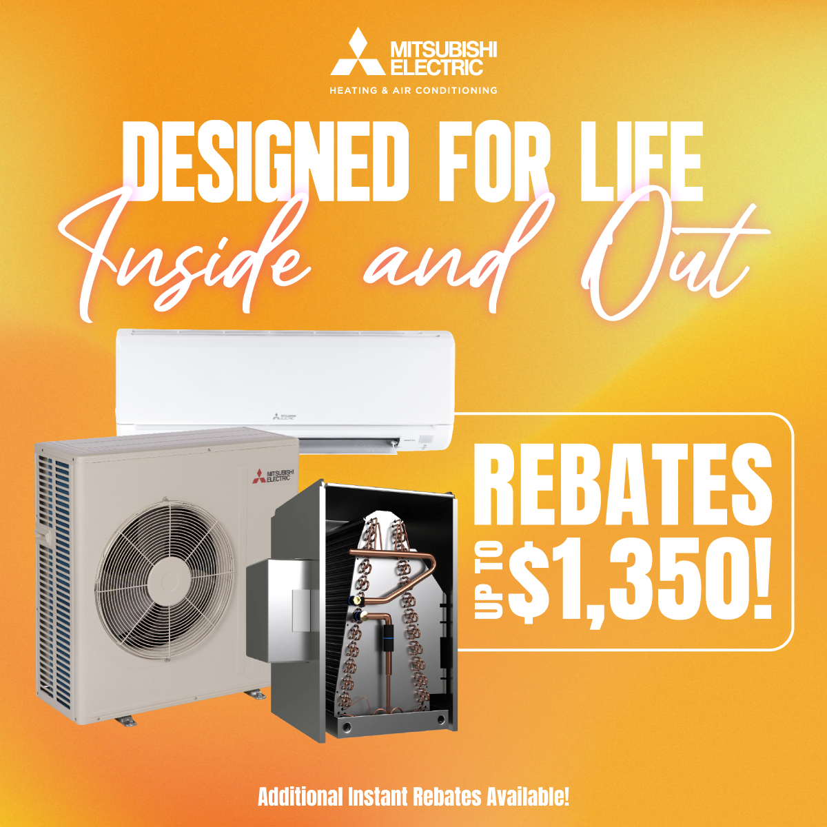 Mitsubishi-Dealer-Rebates-Social_y Mitsubishi heating and air conditioning rebates up to $1350.00